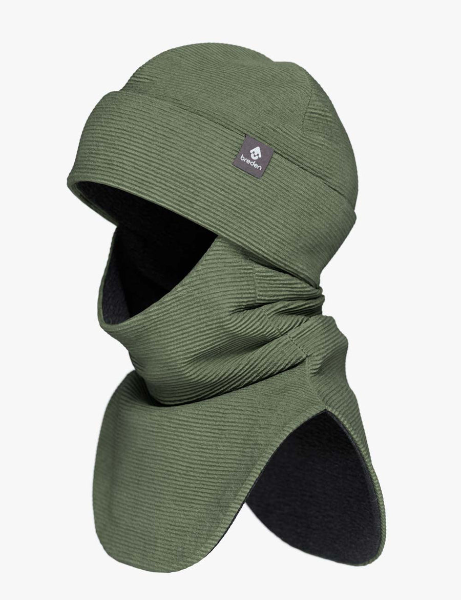 Merino-Lined Peaked Hat-Scarf – Perfect for Mixed Weather by Breden at brixbailey.com