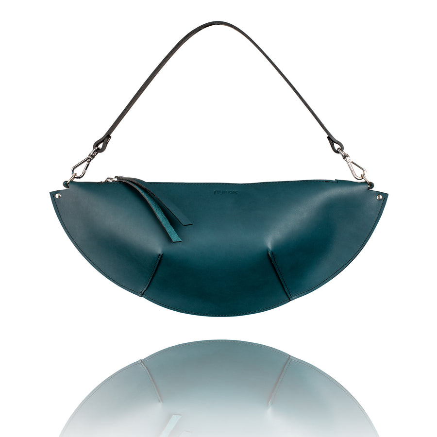 Olivia Handbag – Elegant Black Leather, Adjustable & Chic by PYKOK at brixbailey.com