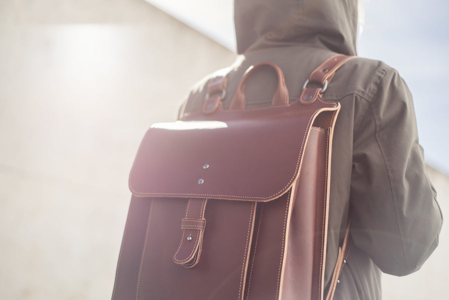 Versatile Leather Rucksack – Stylish & Eco-Friendly by Craftory at brixbailey.com