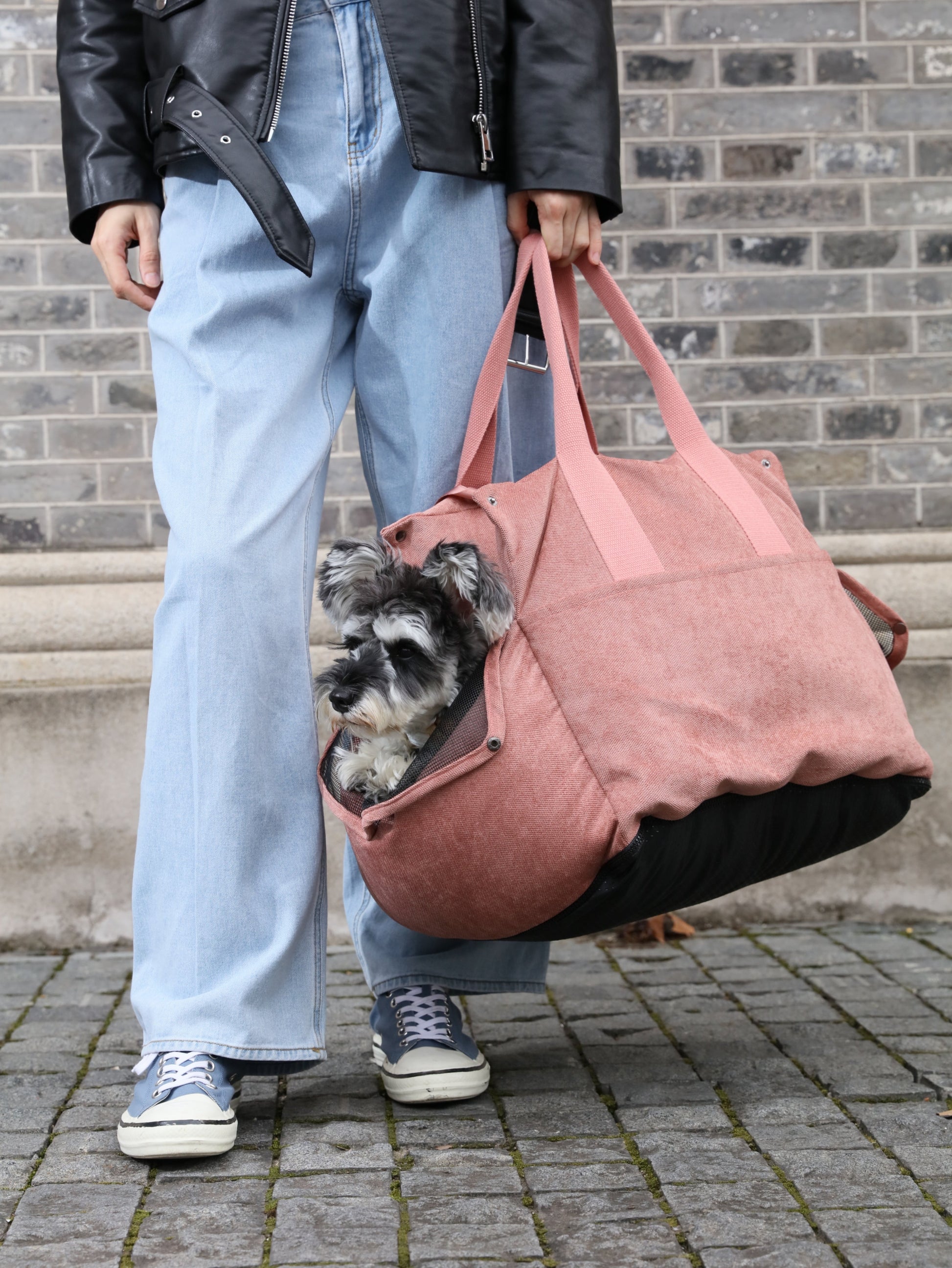 Pink Dog Car Seat for Small and Medium Pets