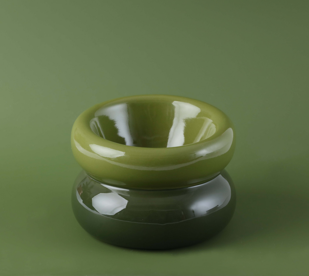 Soufflé Pet Bowl Avocado Green
