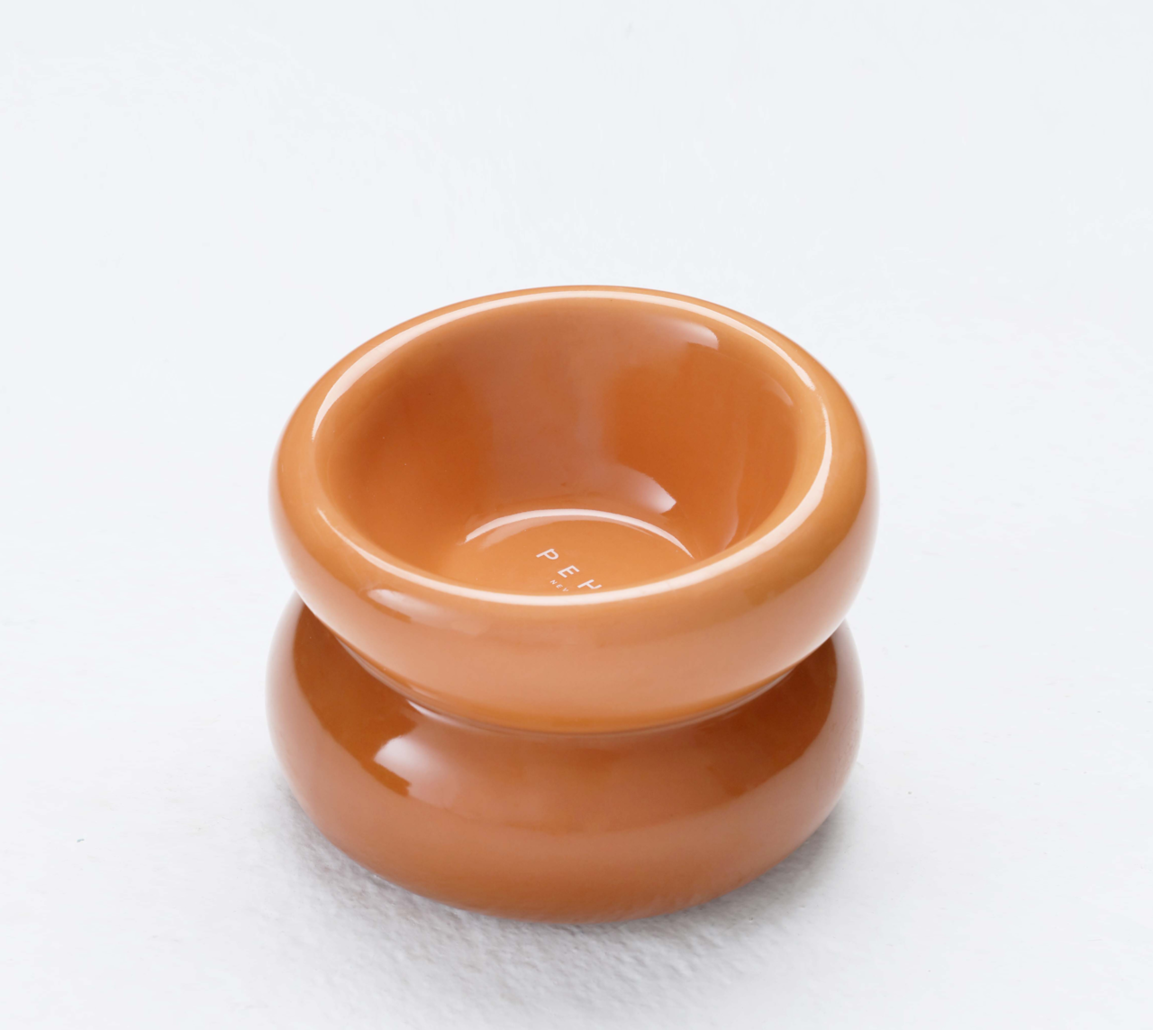 Soufflé Pet Bowl Amber Orange