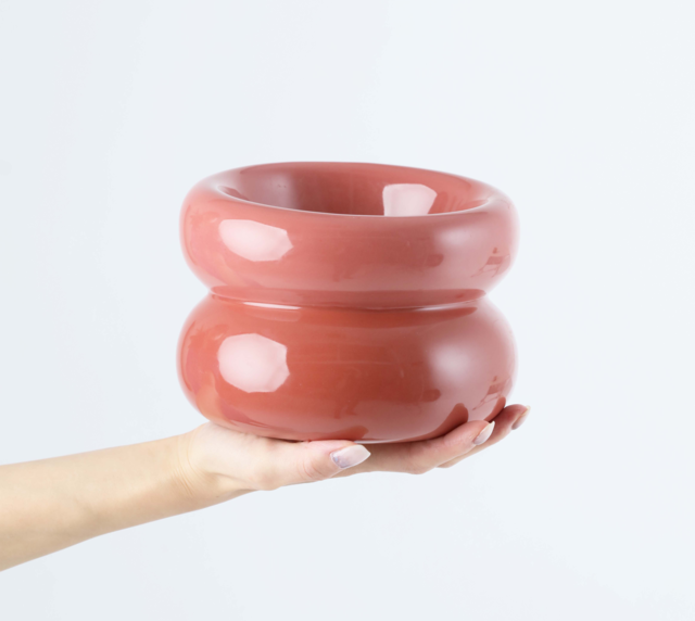 Souffle Pet Bowl Rose Pink