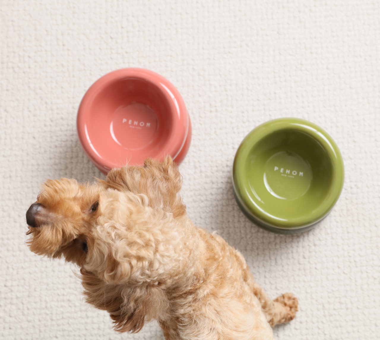 Souffle Pet Bowl Rose Pink