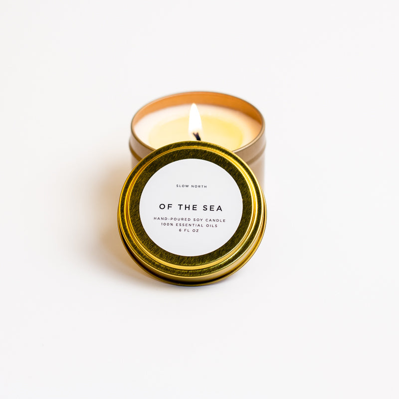 Of The Sea Eucalyptus Lavender Peppermint Candle