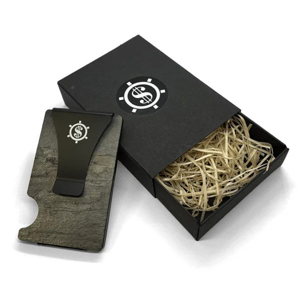 Discover the Unique Öine Arktika Slate Stone Cardholder - Elegance & Eco-Friendly Security by Seif Design at www.brixbailey.com