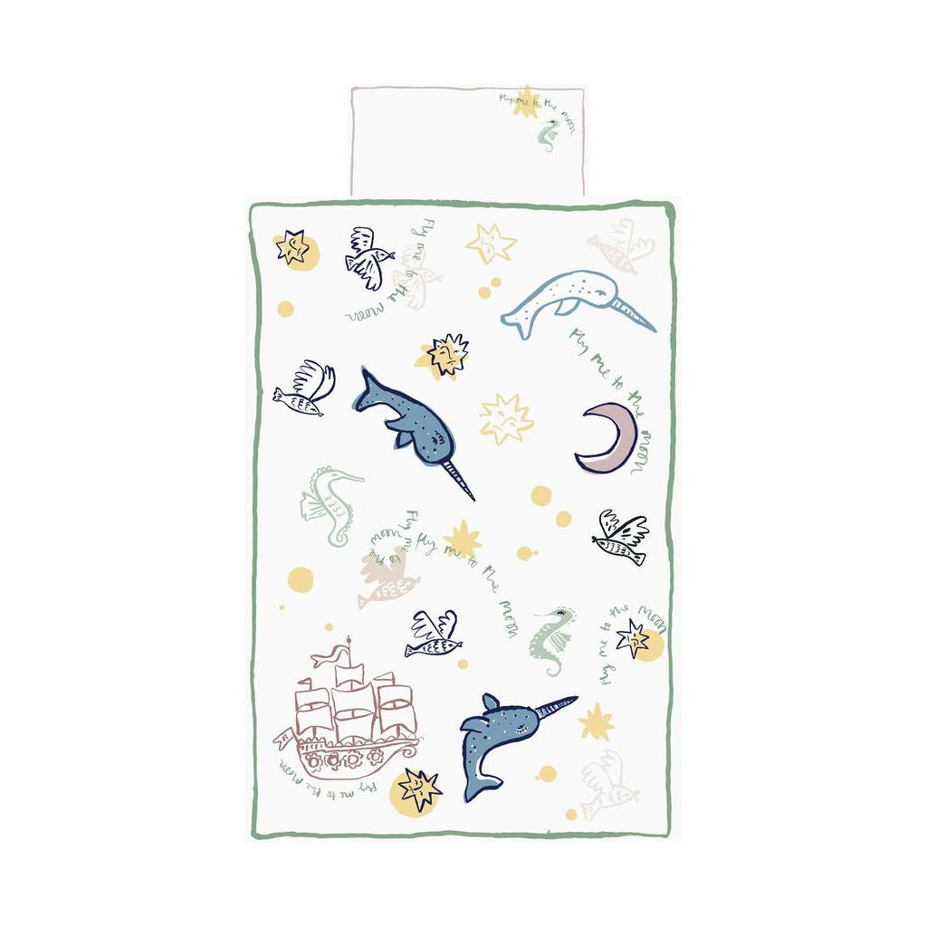 Fly me to the Moon - Reversible Duvet Set