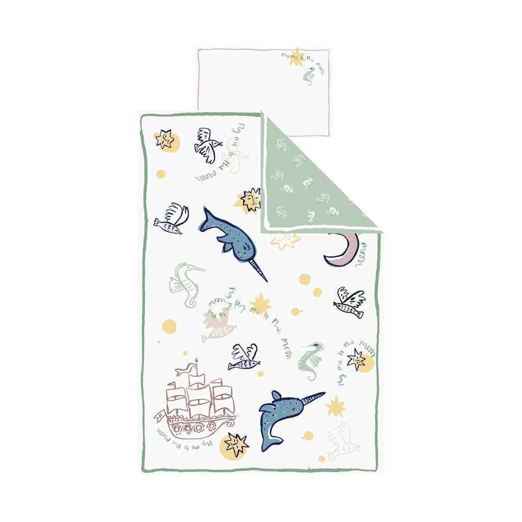 Fly me to the Moon - Reversible Duvet Set