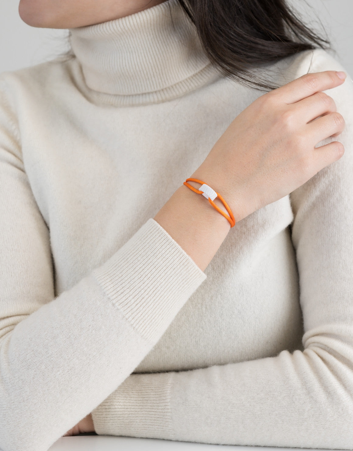 Snow Regent Cord Bracelet