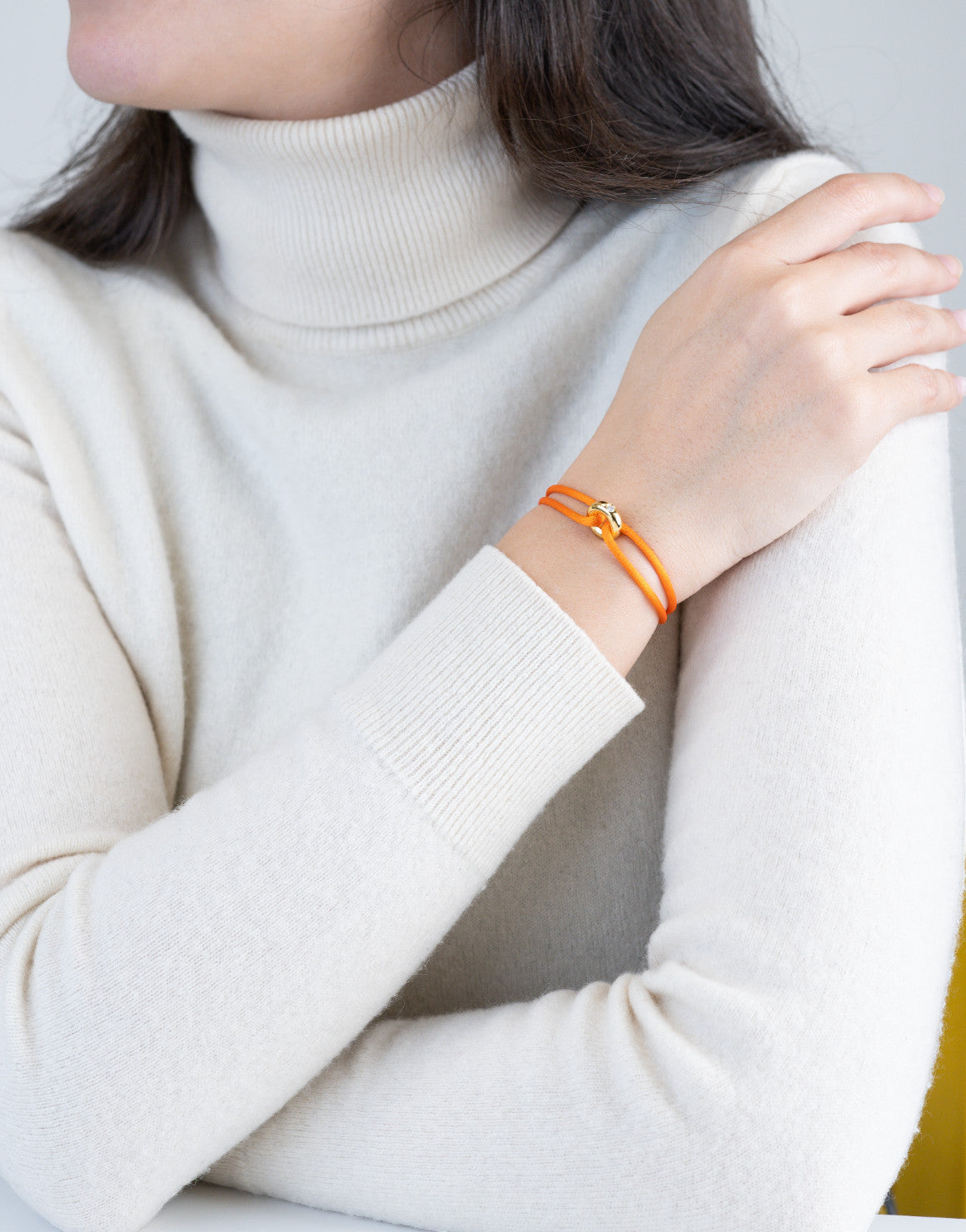 Golden Soho Diamond Cord Bracelet