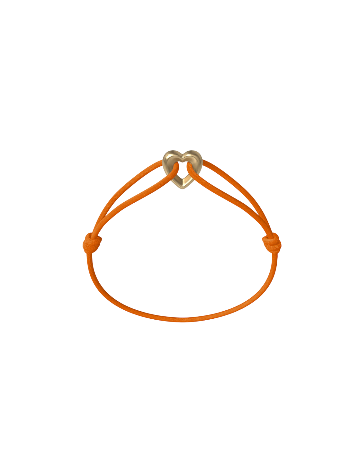 Golden Heart Cord Bracelet