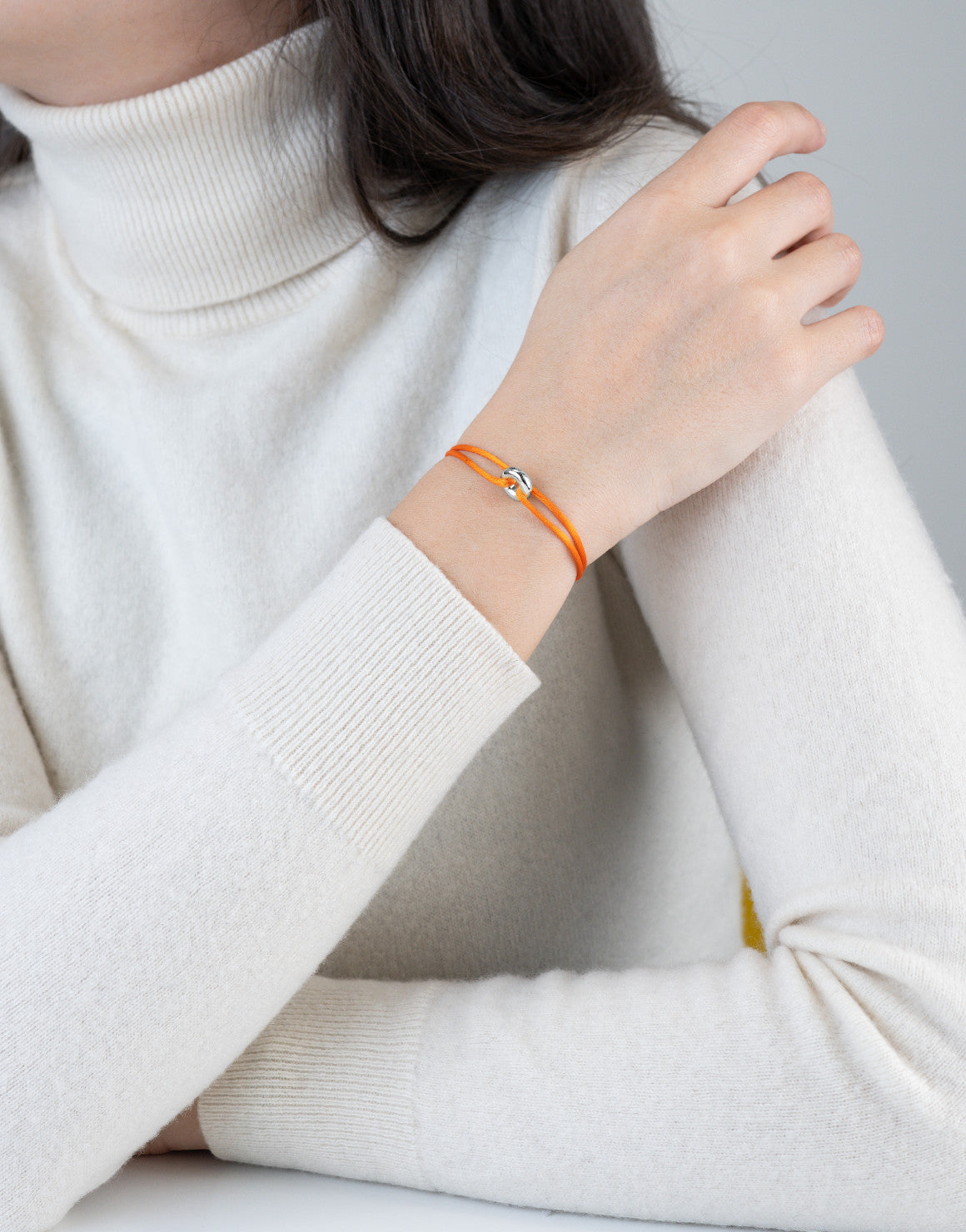 Mini Silver Soho Cord Bracelet