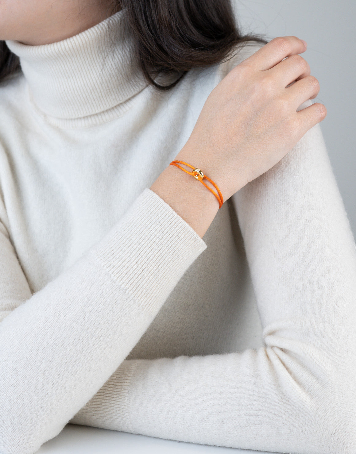 Mini Golden Soho Diamond Cord Bracelet