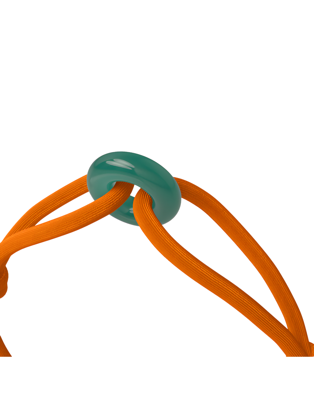 Green Soho Cord Bracelet