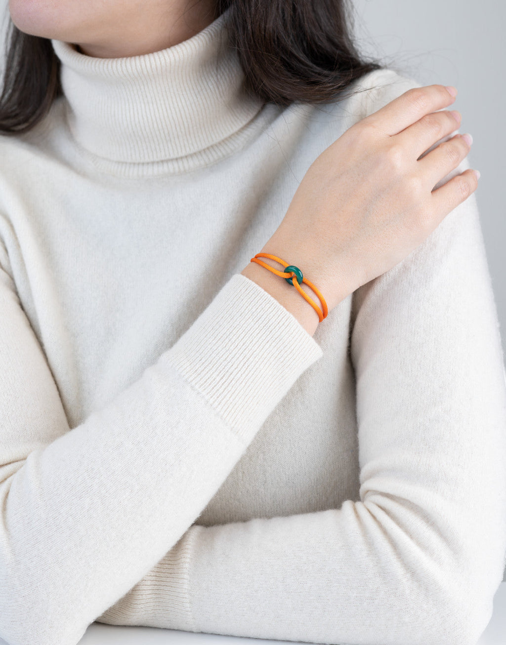 Green Soho Cord Bracelet