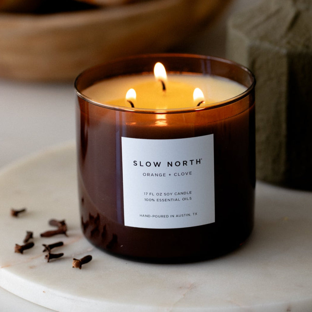 Orange and Clove Signature 3-Wick Candle