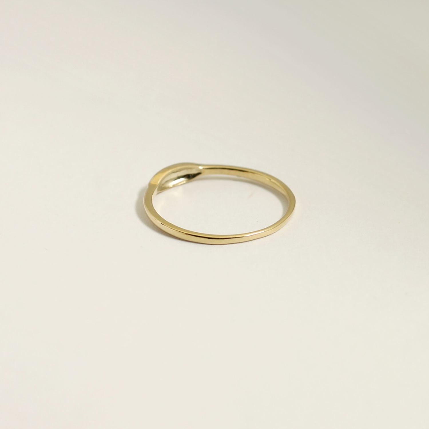 Slim Oval Signet Ring in Gold or Silver