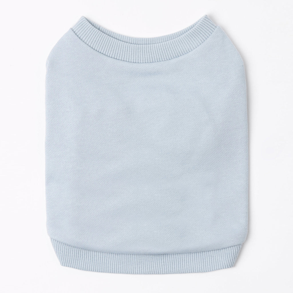 Printed Figure Sweatshirt in Blue and Pink