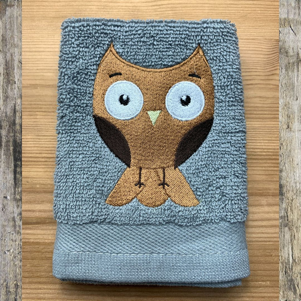 Owl Face Cloth in 10 Colours