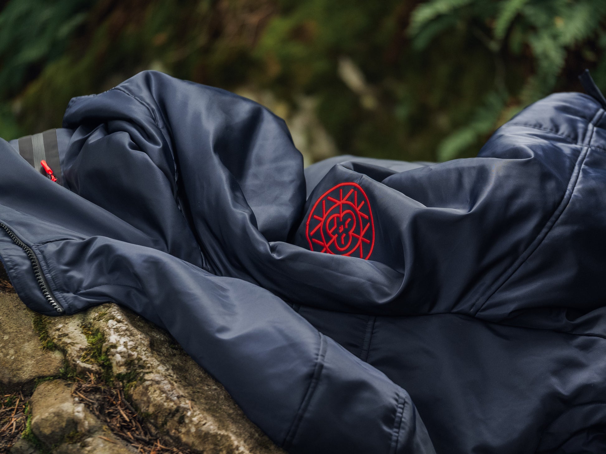 Unisex Brass Monkey Dip Coat Navy