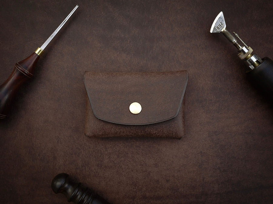 Handcrafted Estonian Leather Wallet - Stitchless, Vegetable-Tanned by Mirgoods at www.brixbailey.com