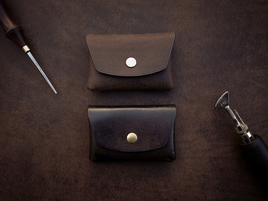 Vegetable-Tanned Leather Wallet – Compact & Handmade in Estonia by Mirgoods at www.brixbailey.com