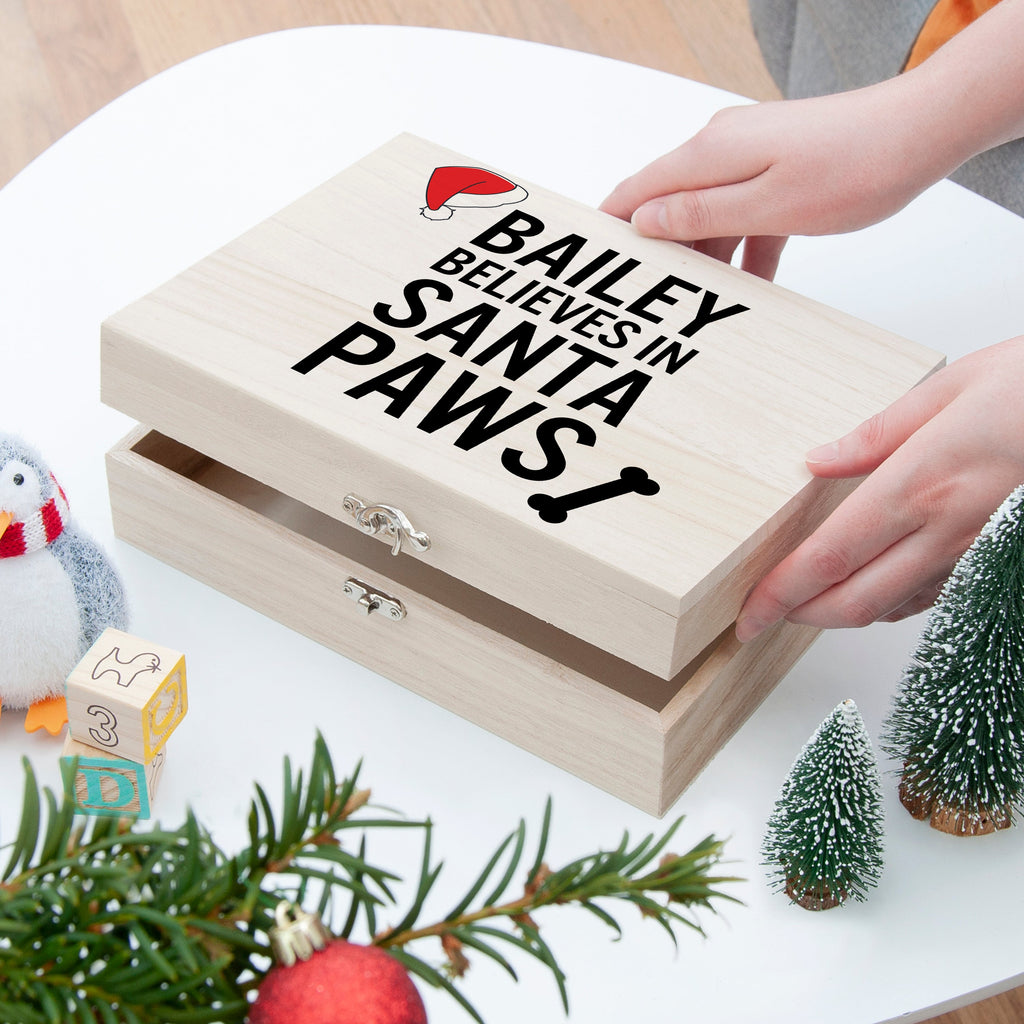 Personalised Pet Santa Paws Christmas Eve Box