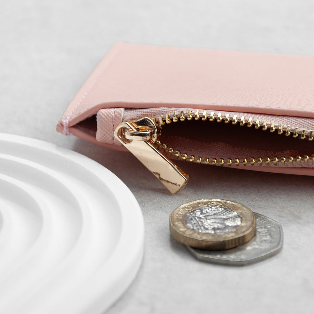 Monogrammed Card Holder in Vegan Leather