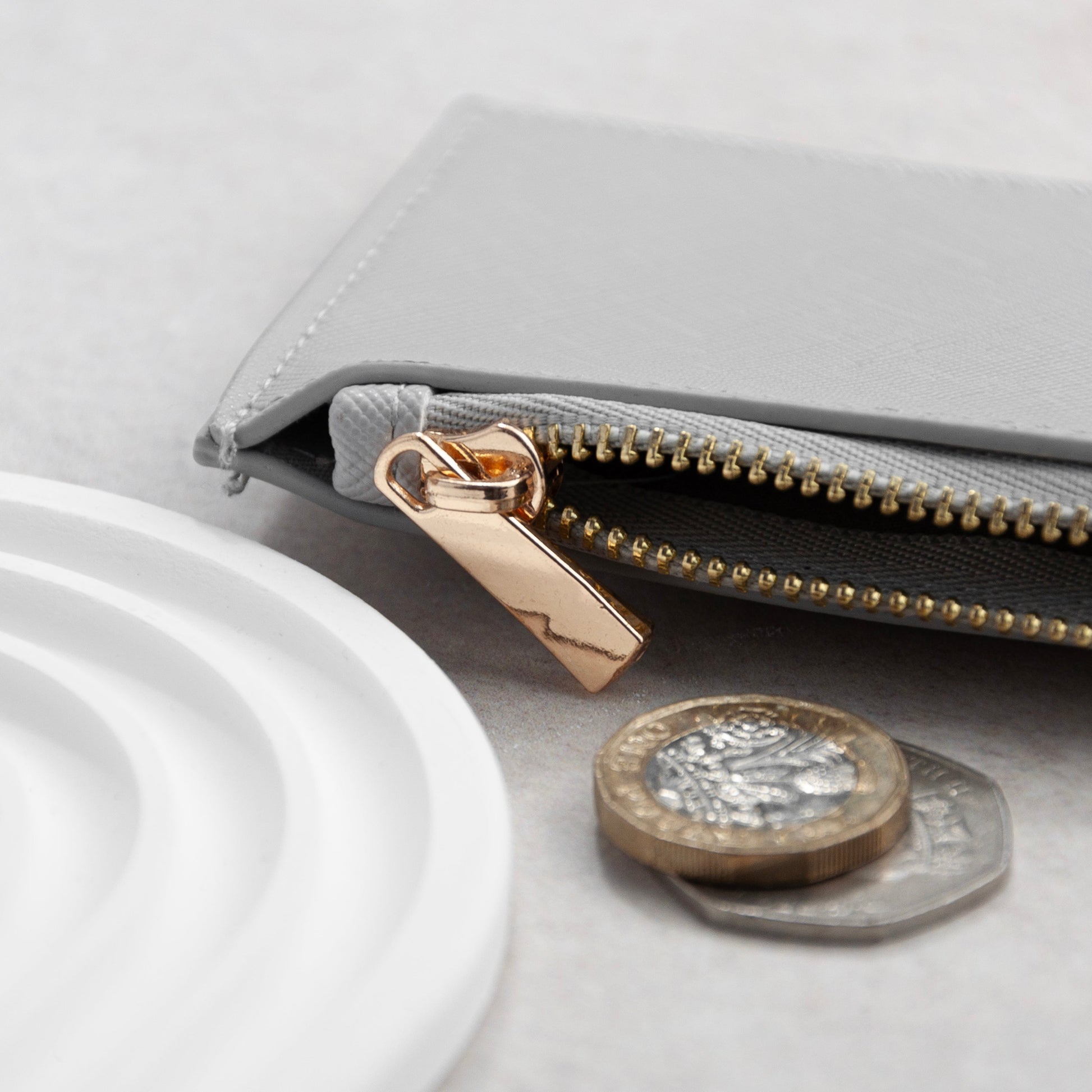 Monogrammed Card Holder in Vegan Leather