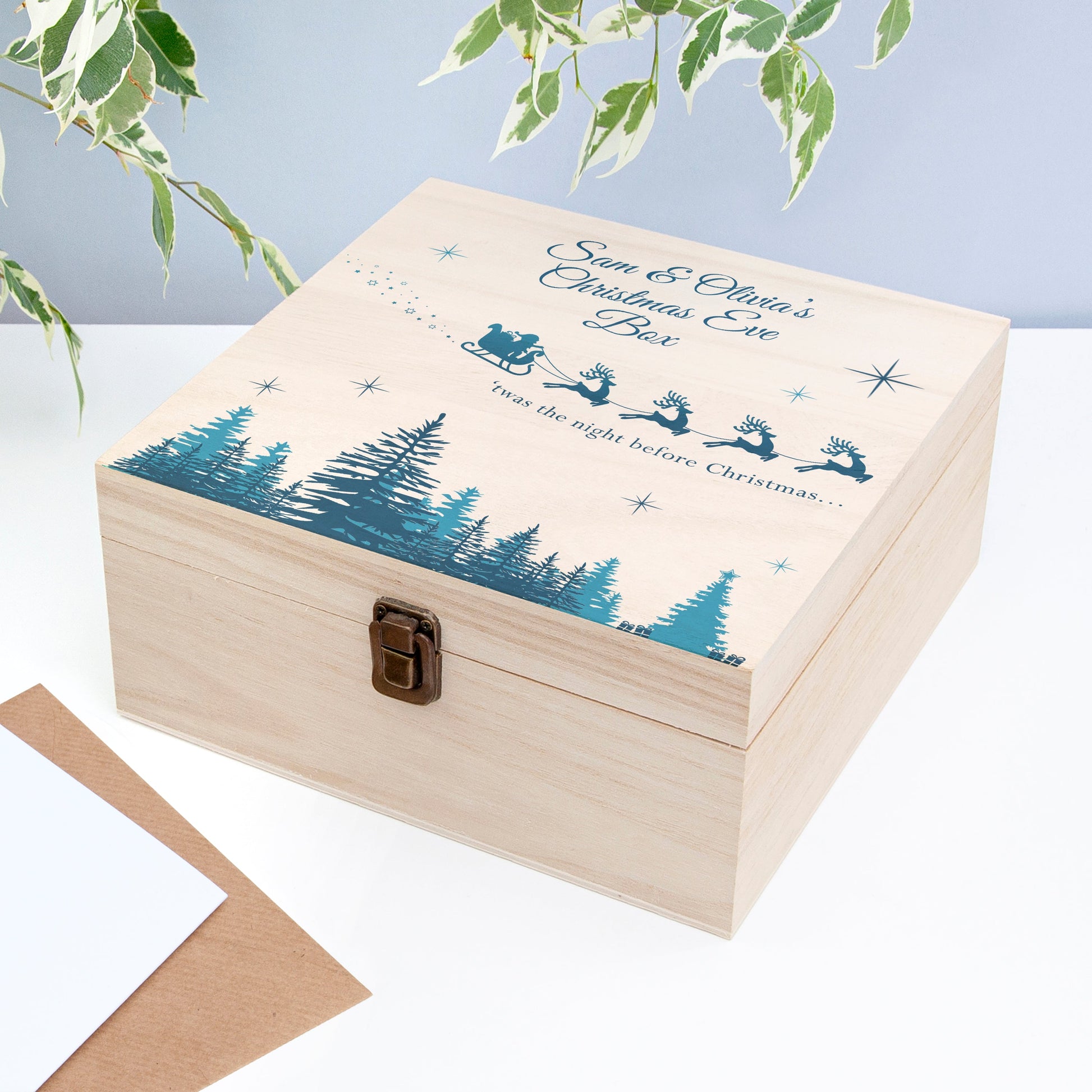 Personalised Twas The Night Before Christmas Box