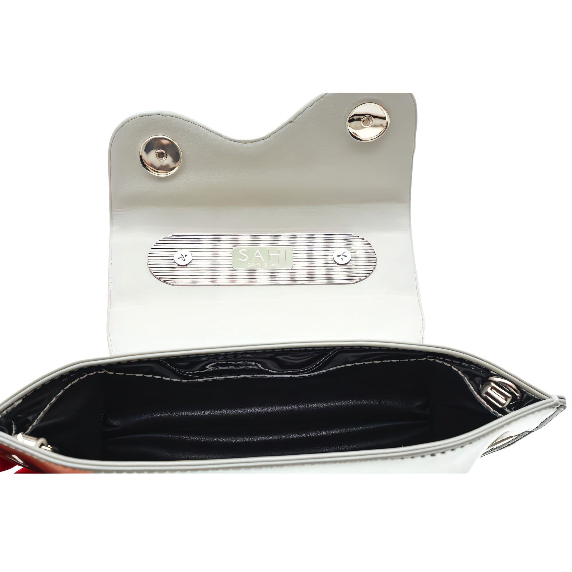 Silver Pink Luxe Mini Crossbody Bag