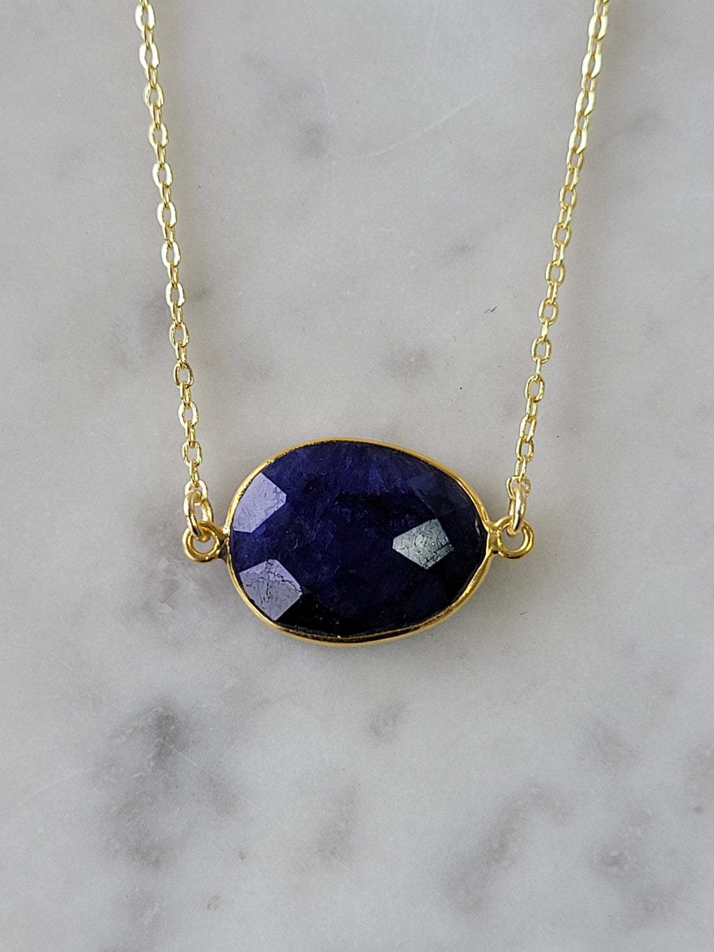 Mrs. Parker Sapphire Necklace