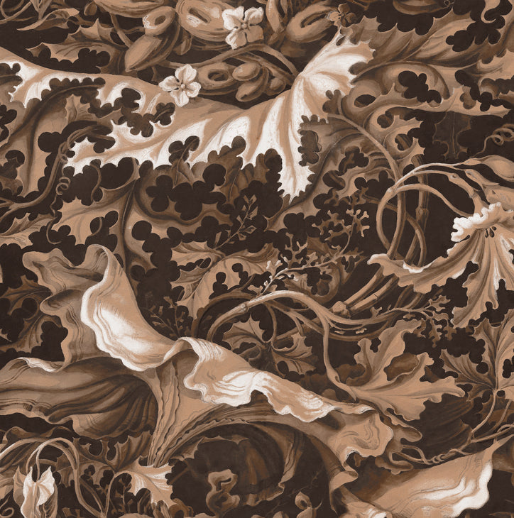 Labyrinth - in Oak - Wallpaper