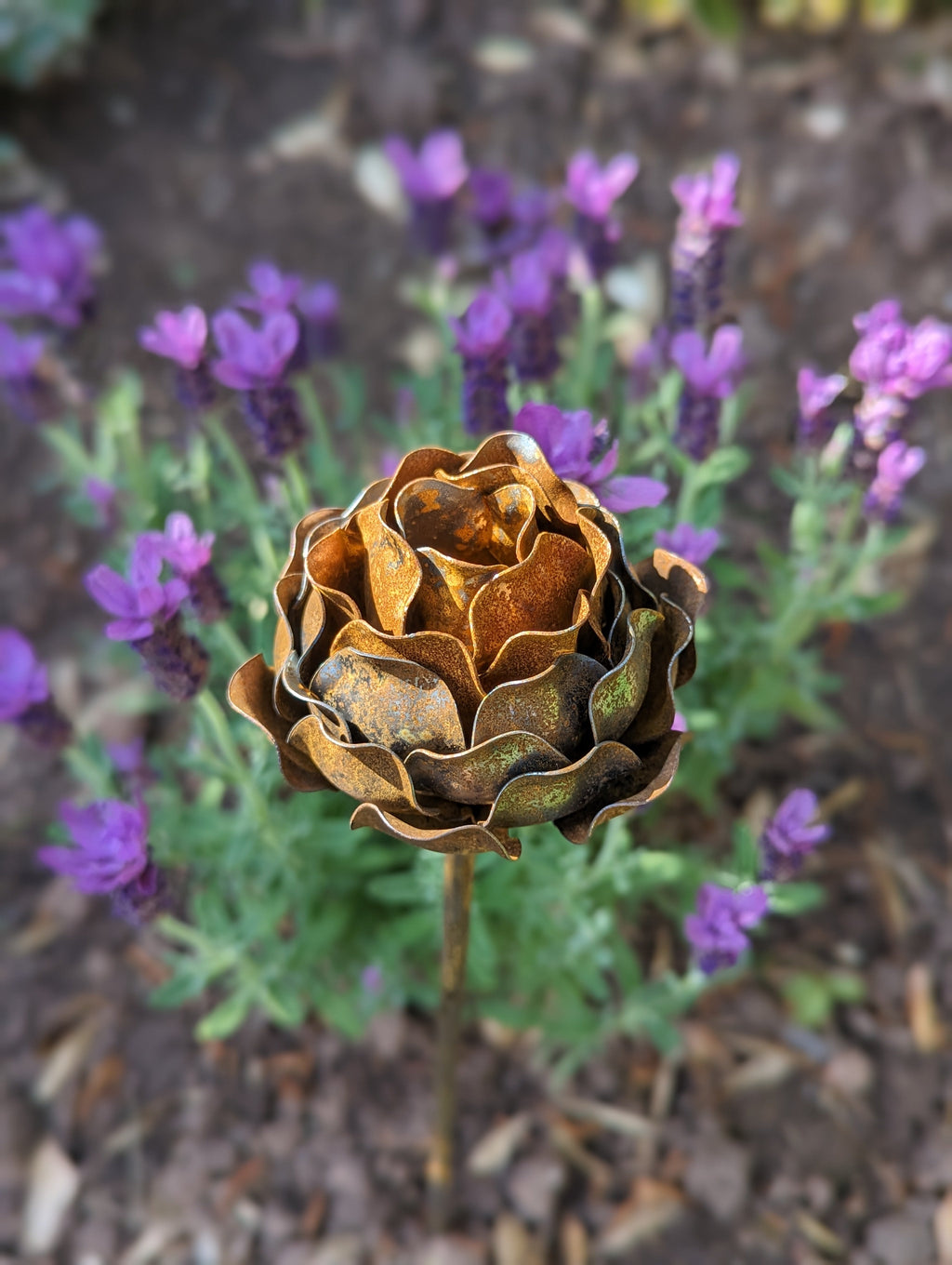 Metal Peony