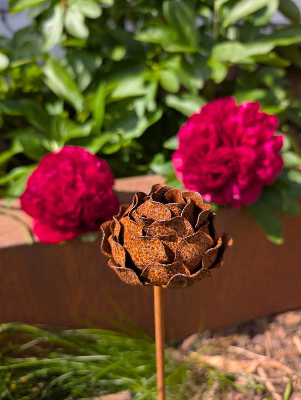 Metal Peony