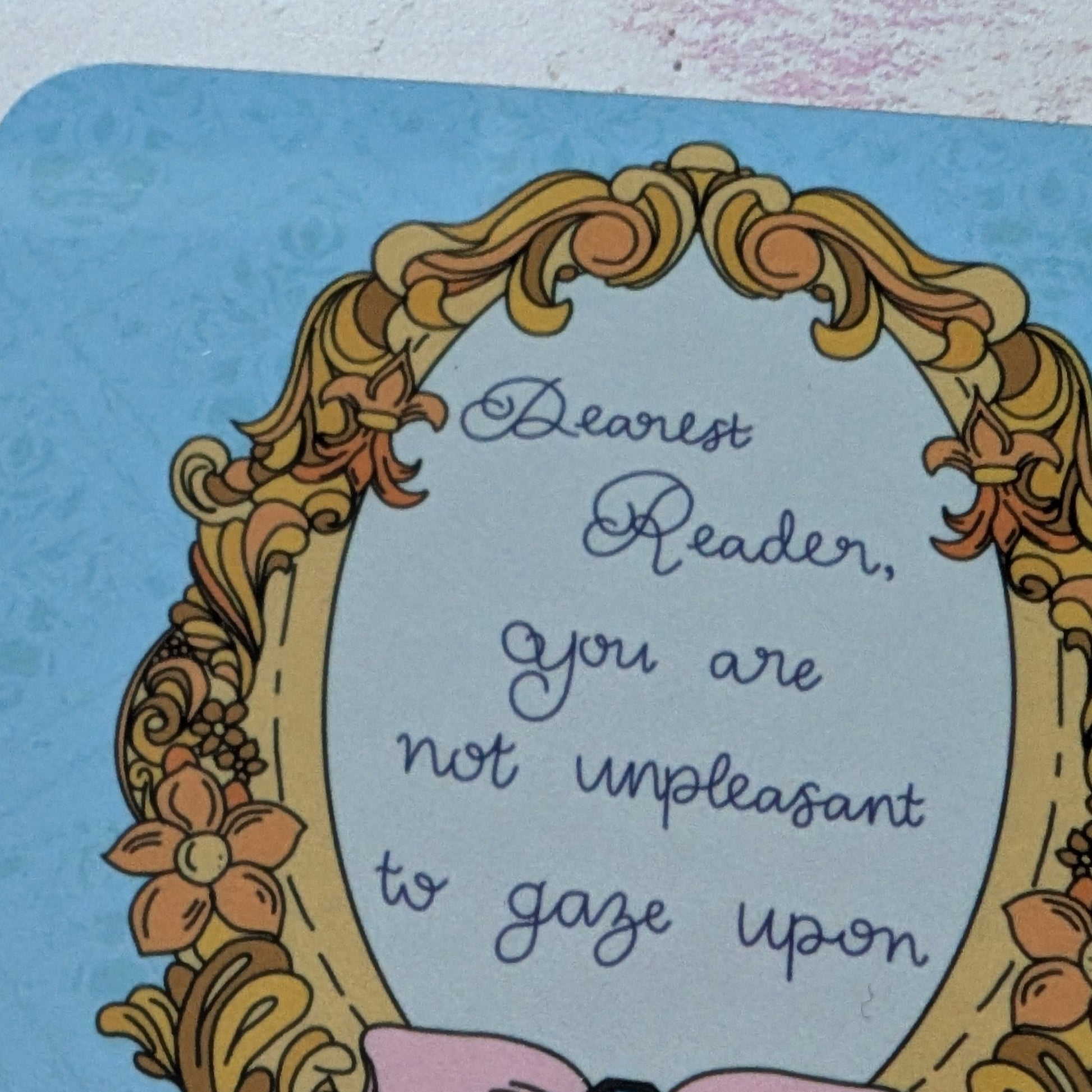 Dearest Reader Square Coaster