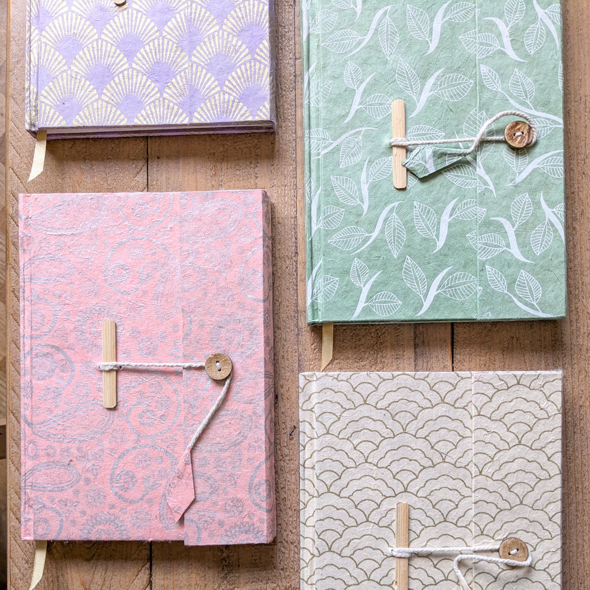 Eco Friendly Recycled Paper Notebook – A5 Fair Trade Journal with Closure