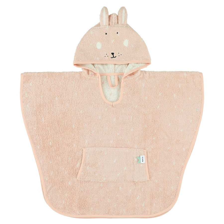 Organic Cotton Animal Hooded Poncho for Kids – Cozy & Fun by Trixie Baby at brixbailey.com