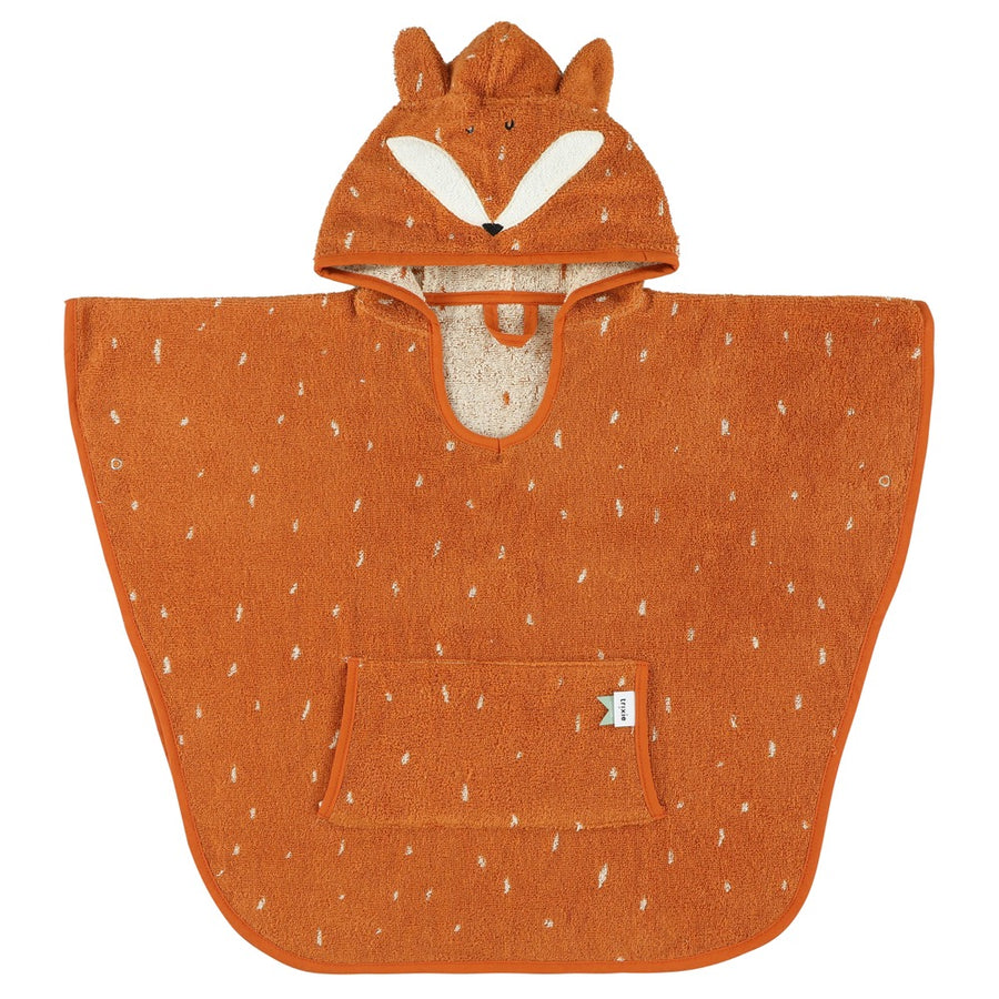 Organic Cotton Hooded Poncho for Kids – Fun & Cozy by Trixie Baby at brixbailey.com