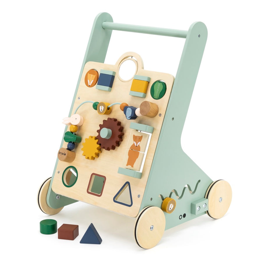 Enchanting Animal Friends Wooden Walker – Safe & Fun for Toddlers by Trixie Baby at brixbailey.com