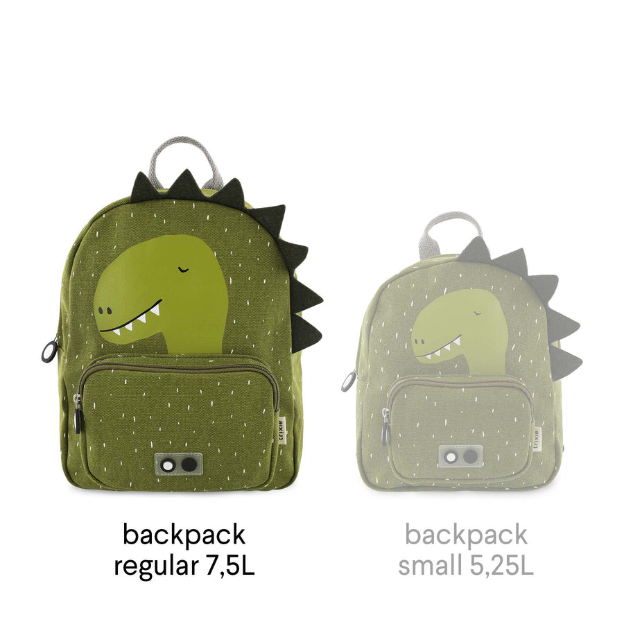 Adjustable Cotton Kids Backpack – Water Repellent & Zippered by Trixie Baby at brixbailey.com