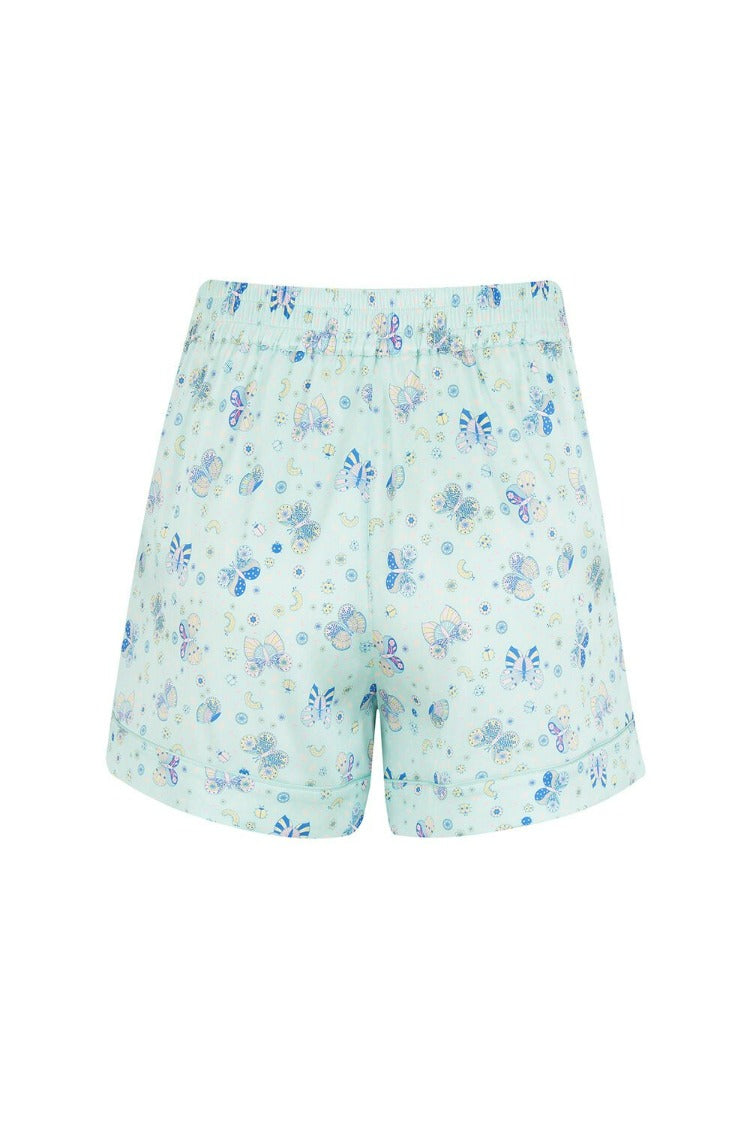 Rosie Glacier Butterfly Silk Short