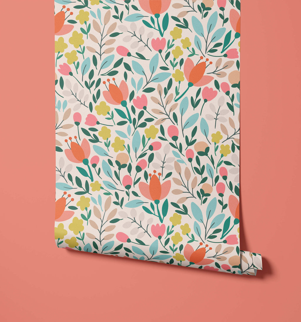 Paige Floral Wallpaper