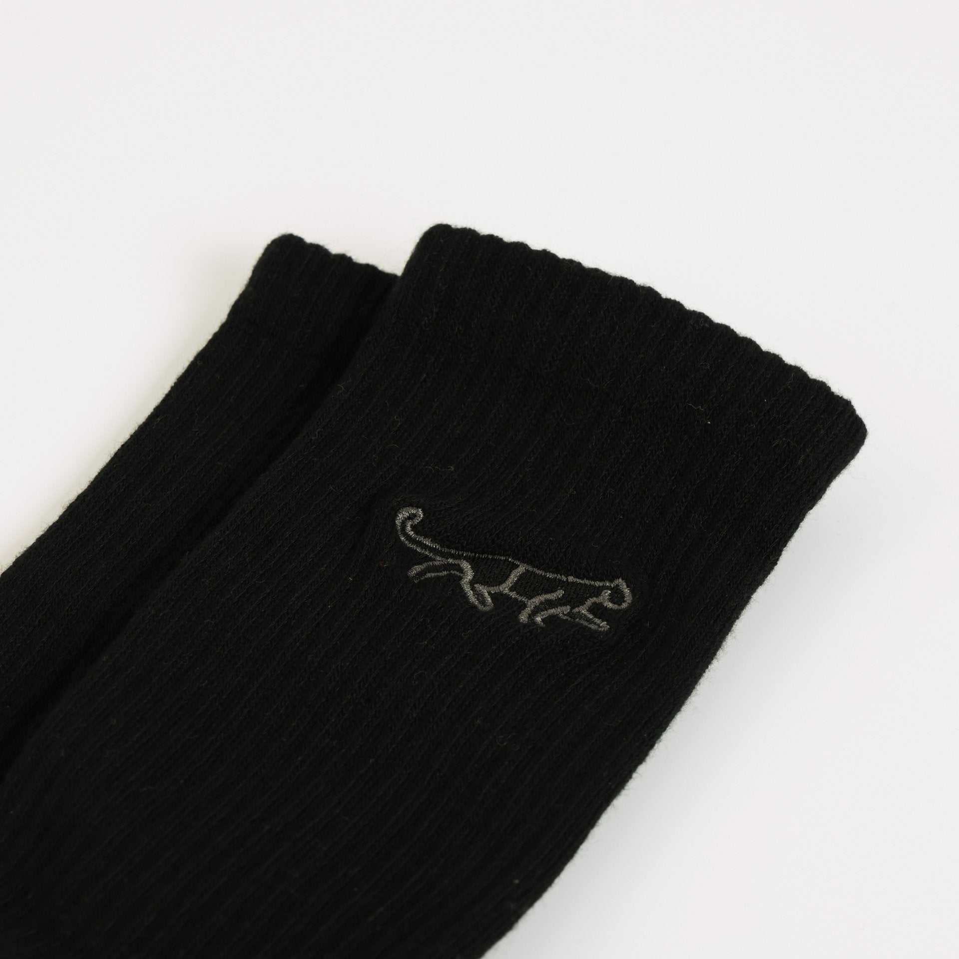 Save the Black Panthers Ribbed Bamboo Socks