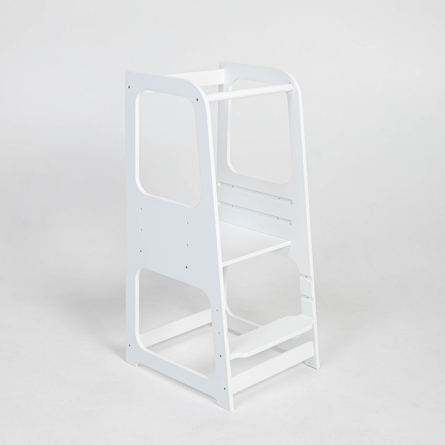 Montessori Helper Tower Step Stool – Safe & Adjustable for Kids by Montessori House Bed at www.brixbailey.com