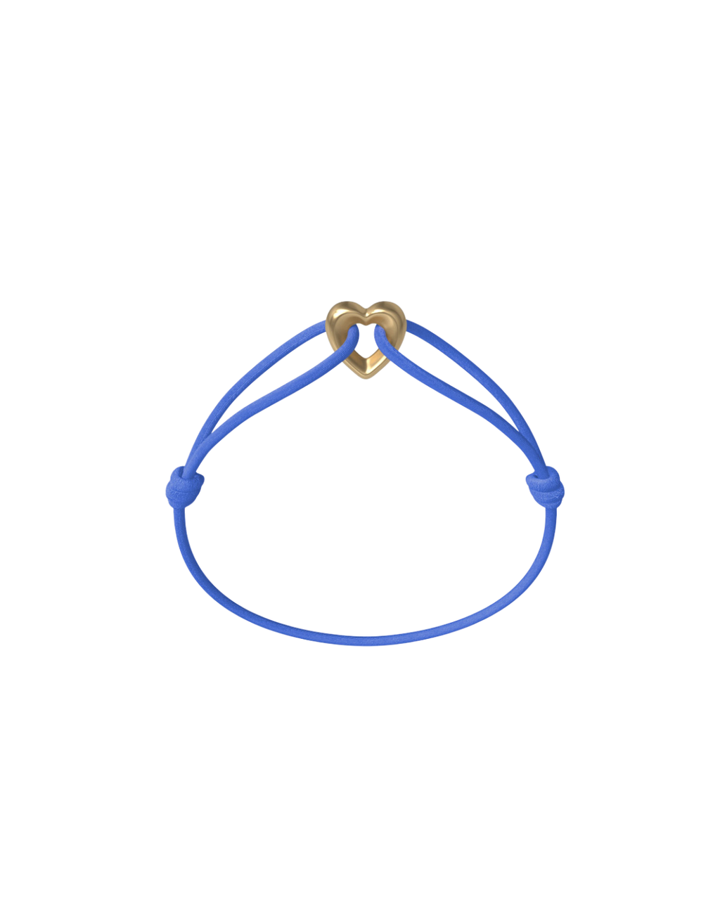 Golden Heart Cord Bracelet