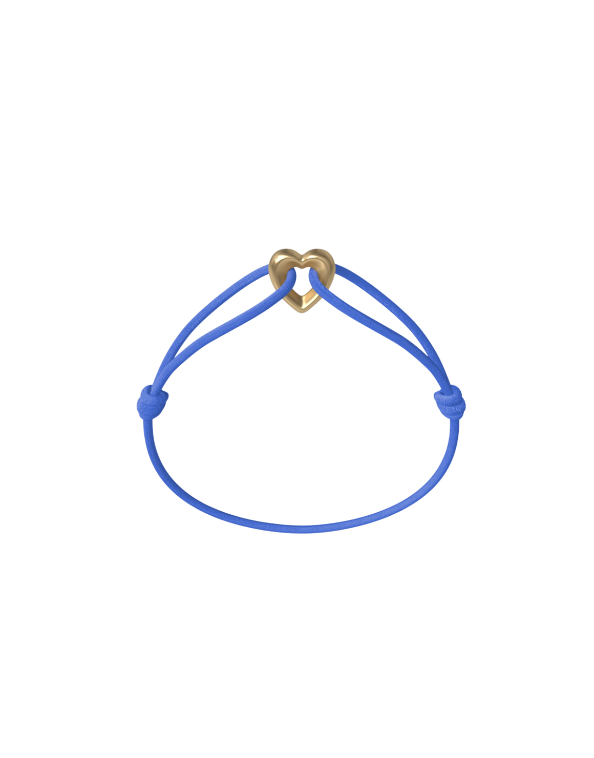 Golden Heart Cord Bracelet