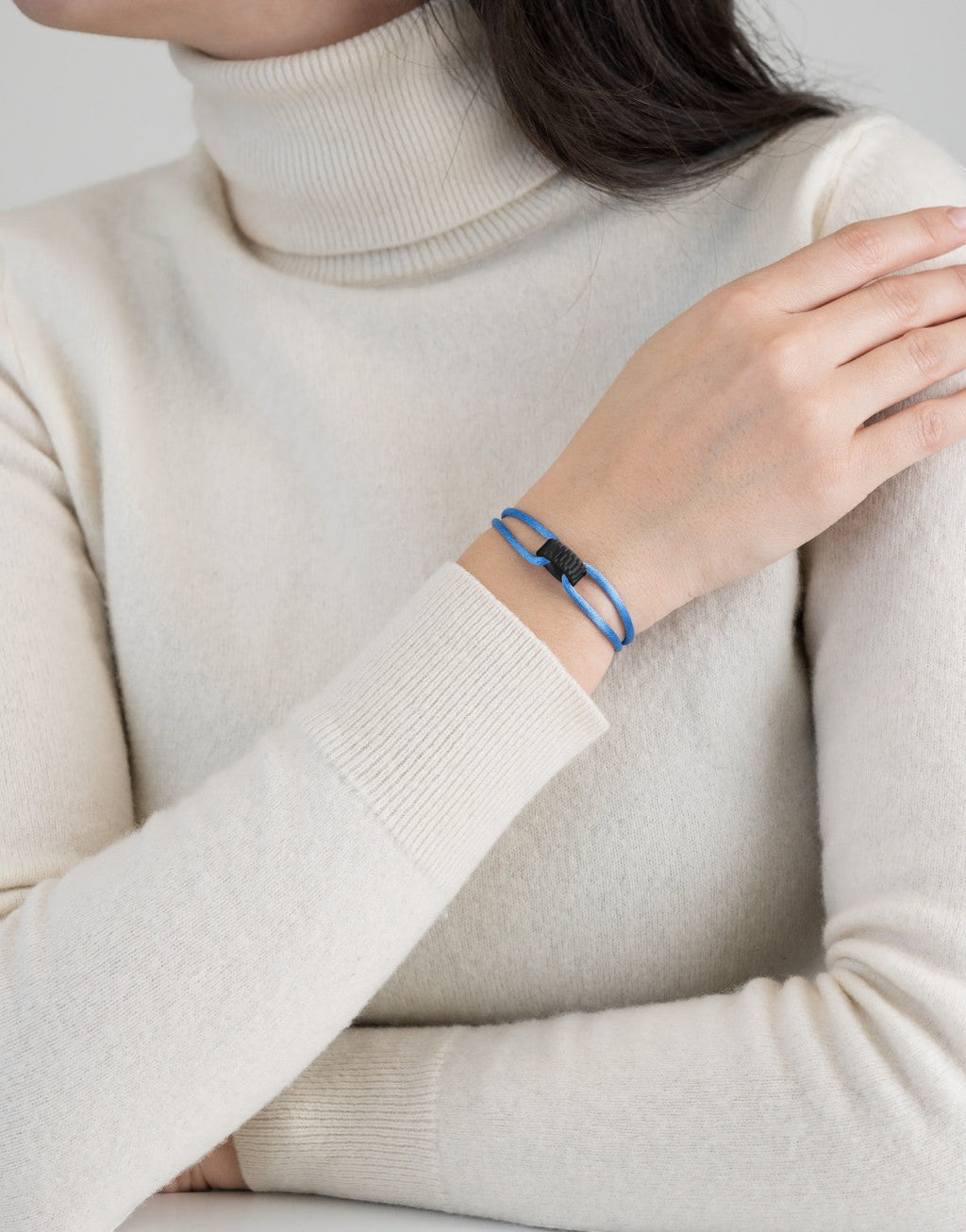 Carbon Regent Cord Bracelet