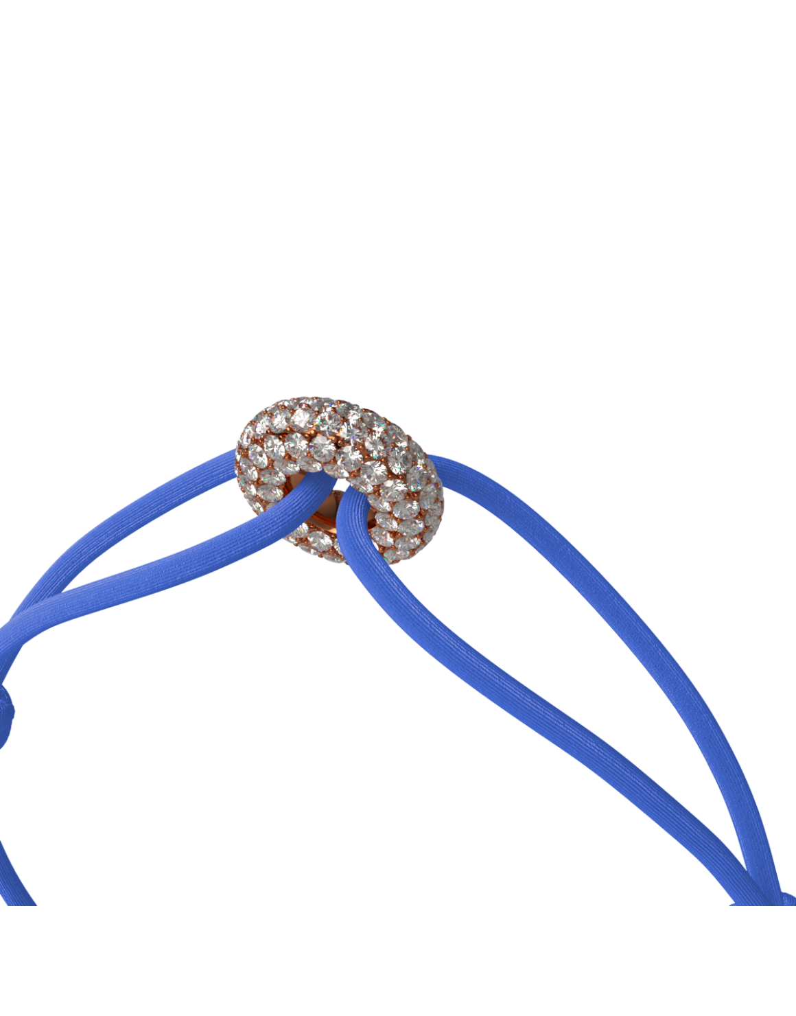 Mini Rose Soho Pavé Cord Bracelet