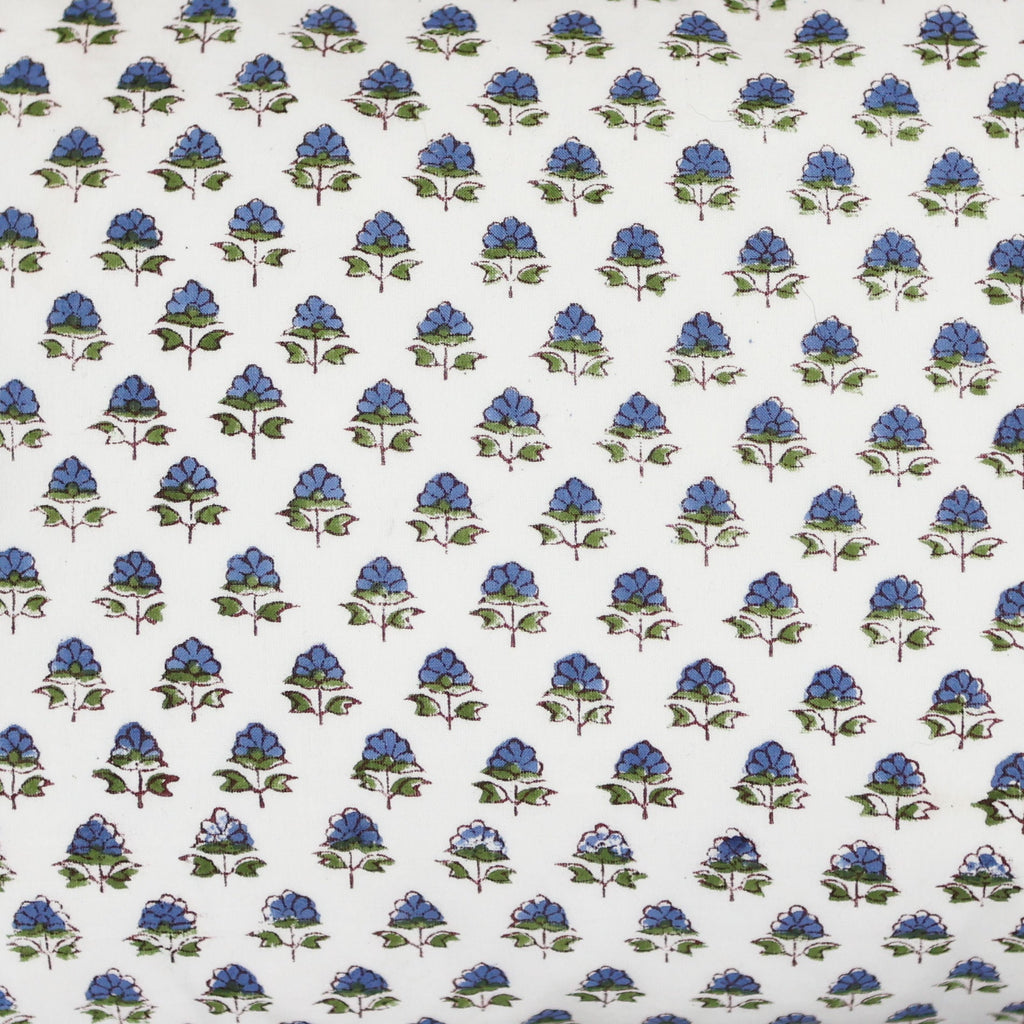 Blue Jaipur Flower Wash Bag